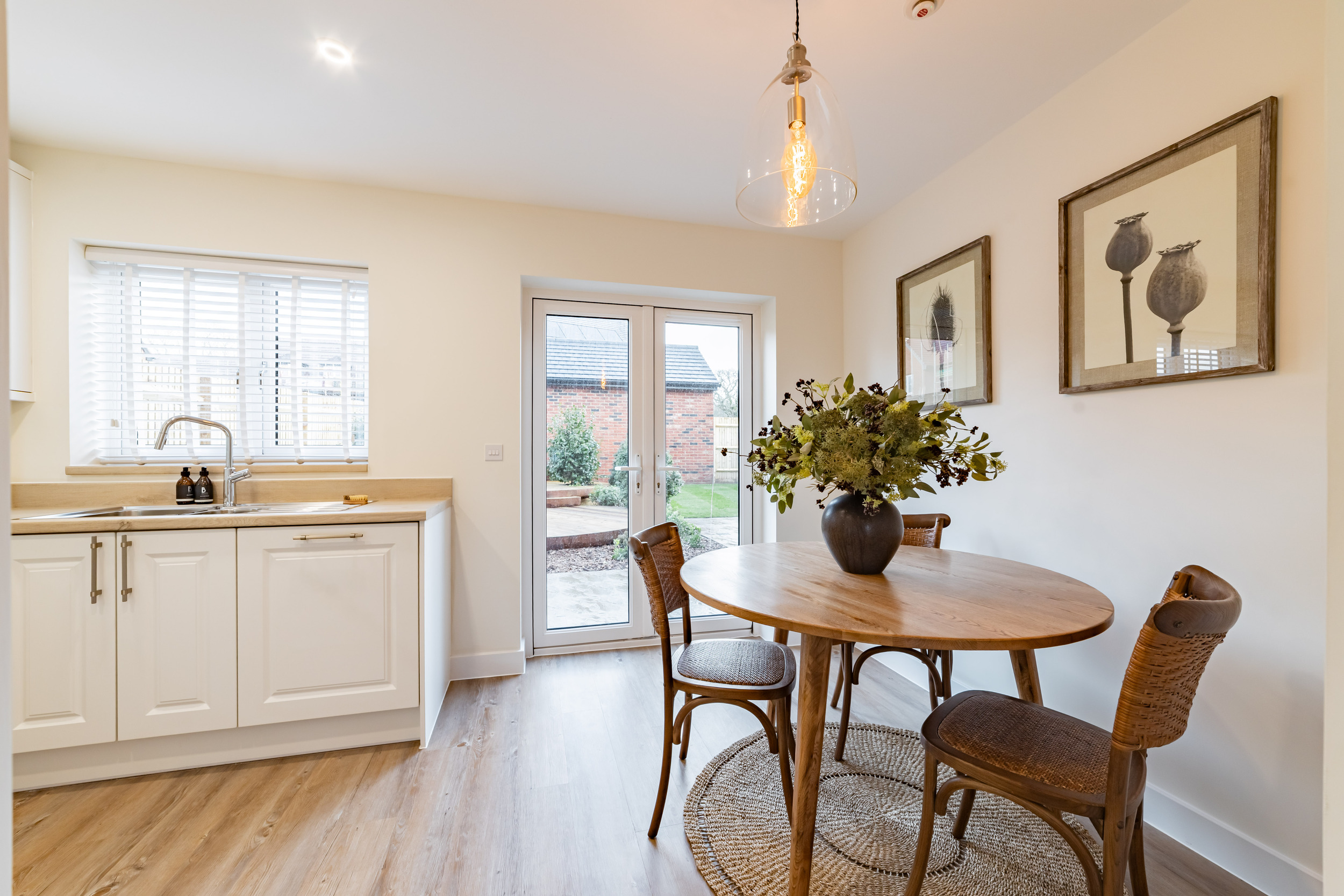 Interior of a new home in Shepherds Green, Hordle