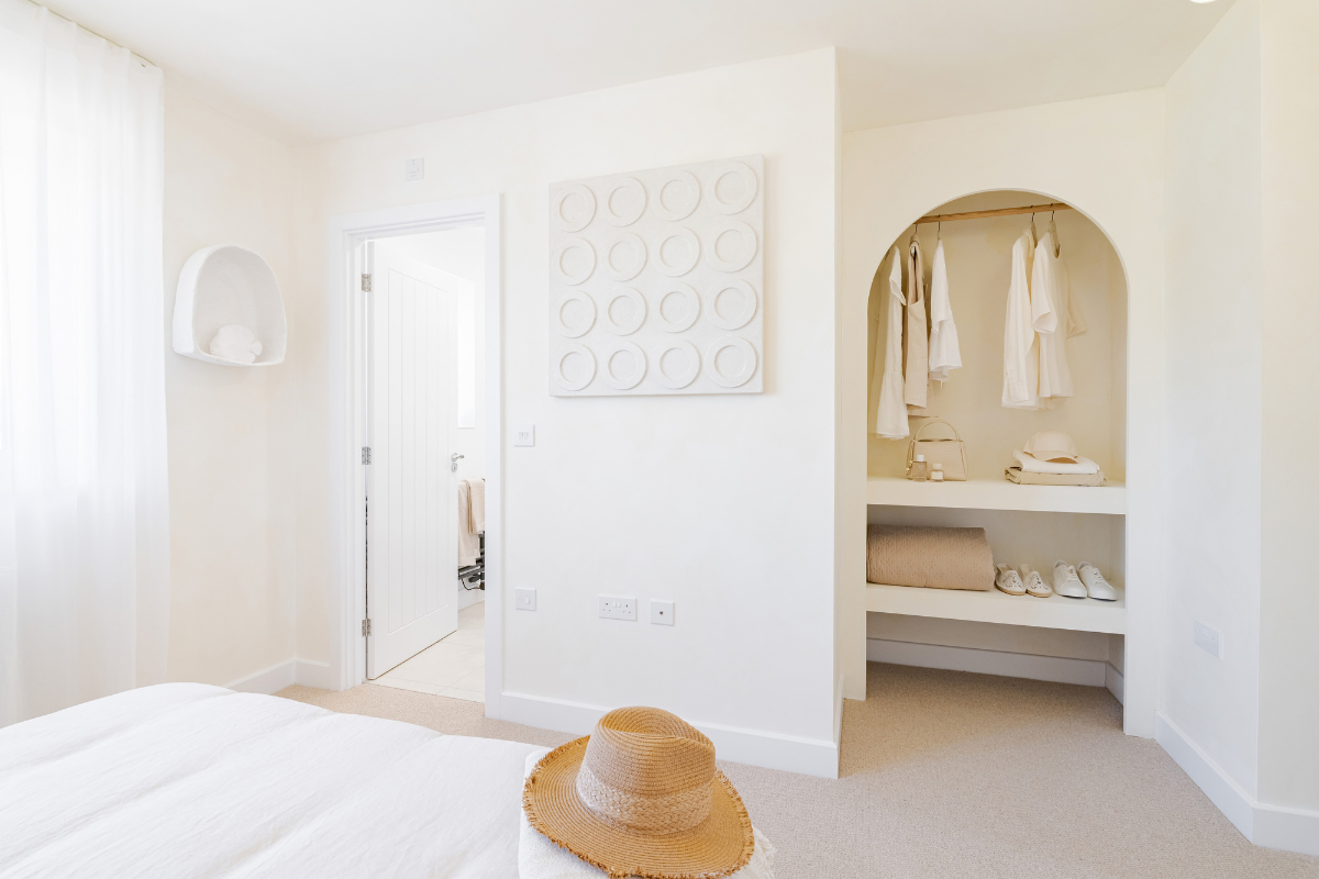 Bedroom built in storage in Admirals Green home