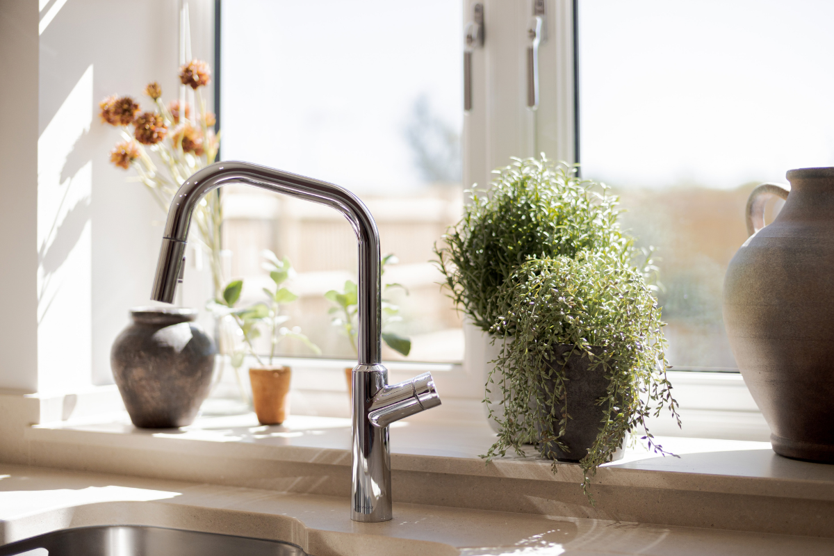 Kitchen tap in Admirals Green home